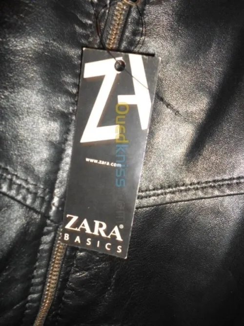 VESTE CUIRE ZARA ORIGINAL