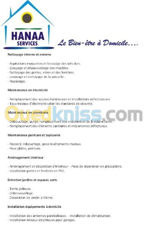 Nettoyage & Maintenance 