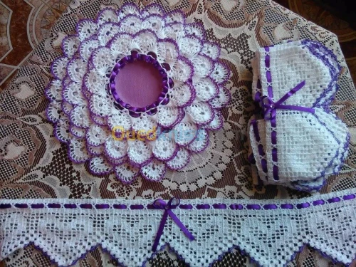 Drap en crochet modern 