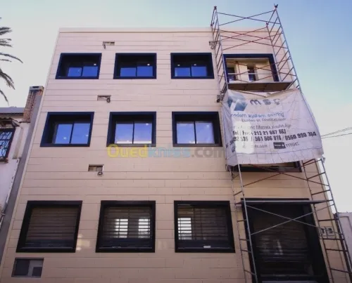 revêtement: Façade ventilée terre cuite