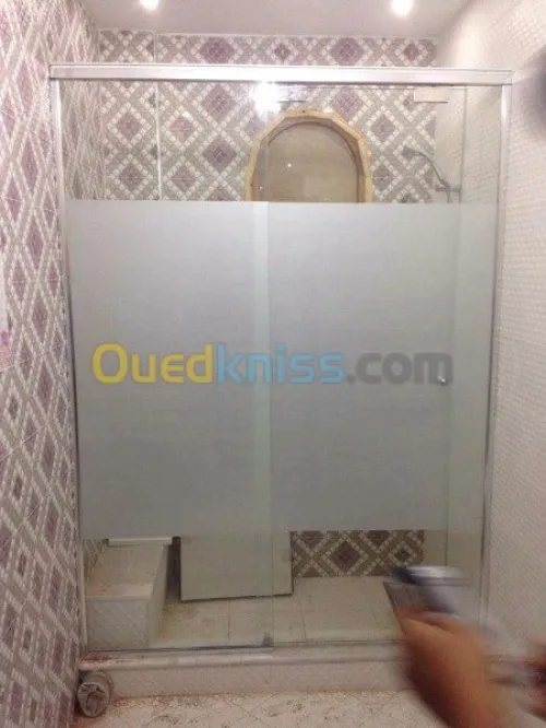 montage et réparation portes verre trempe