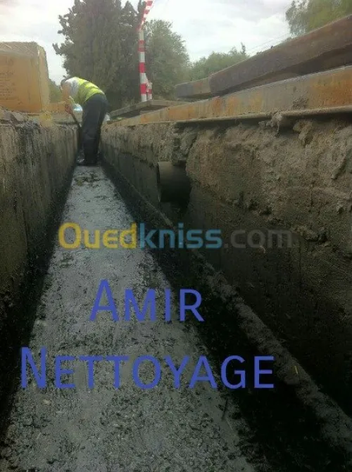 Nettoyage vidange débauchage fossé et 