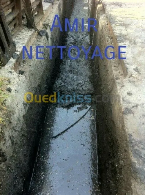 Nettoyage vidange débauchage fossé et 