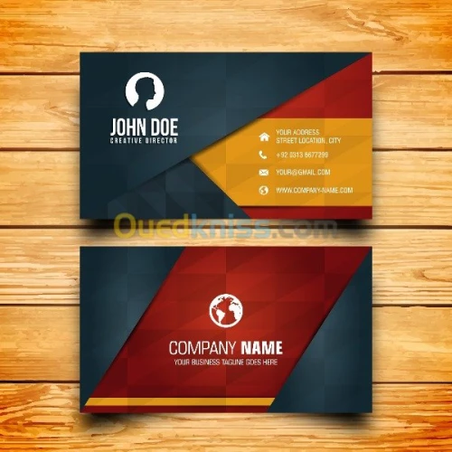 Concéption cartes de visites 