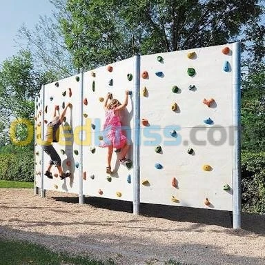 Fabrication des murs d'escalade