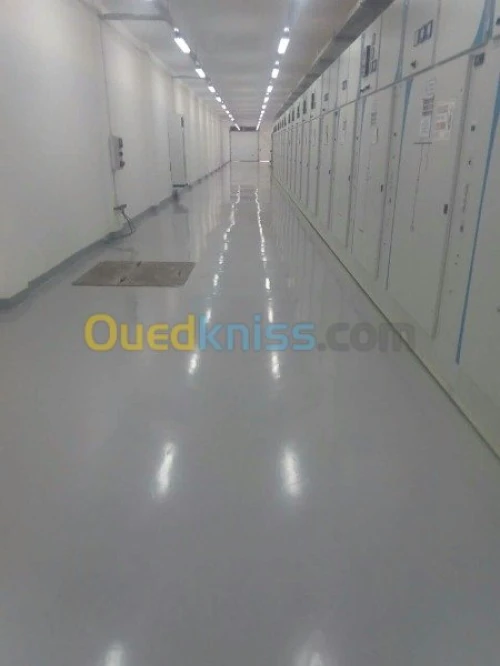 résine époxy sole industrielle 