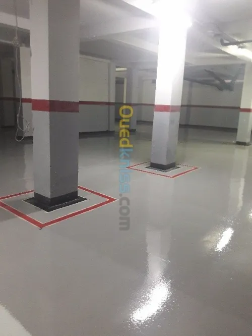 résine époxy sole industrielle 