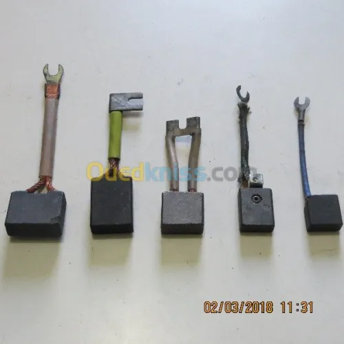 Charbons (balais) moteurs Electriques