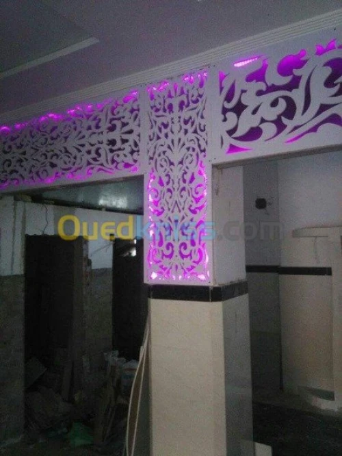 FOURNITURE ET POSE DE PLACO PLATRE ET 