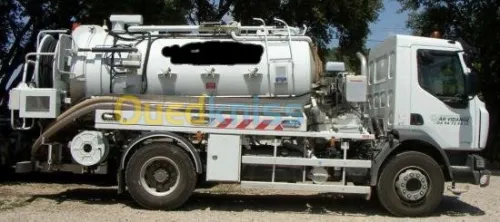 Debouchage avec prision vidange fosse