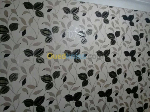 Pose de papier peint et poster