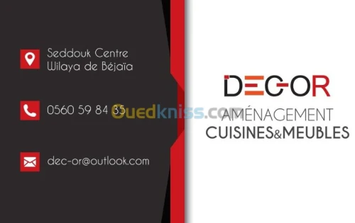 Meubles (gros-détail) et Aménagement  