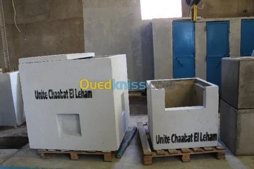 éléments en béton préfabriqué