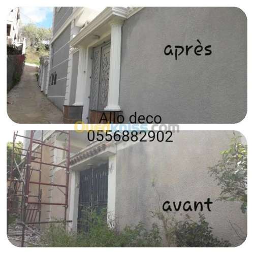 PEINTURE,TRAITEMENT,DÉCORATION FAÇADES