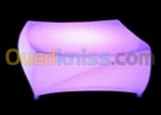 Location mobilier et mobilier lumineux