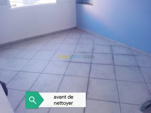 ponçage lustrage carrelage avec monobross