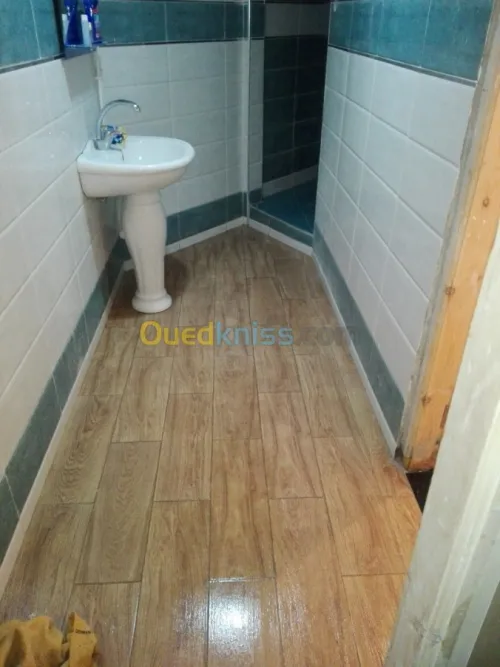 ponçage lustrage carrelage avec monobross