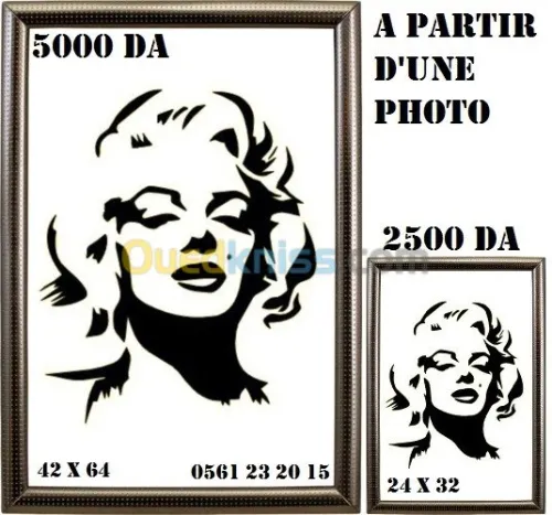 Portaits monochromatiques