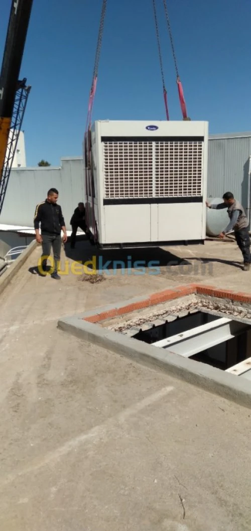 Trane,Carrier,Ciat, cliref, reparation refroidisseur, 