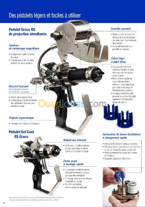 Vente et Exportation directe pour compte équipements GRACO divers(Neuf et Occasion)