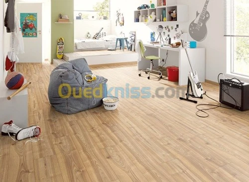 Pose de parquet et palco