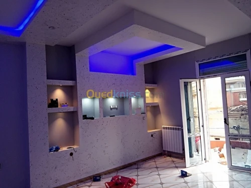 Pose de parquet et palco