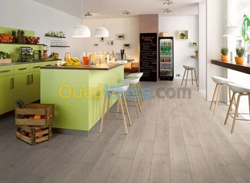 Pose de parquet et palco