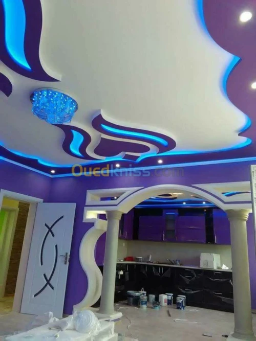 Pose de parquet et palco