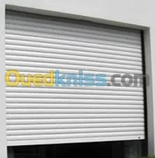 Fabrication portail rideau electrique
