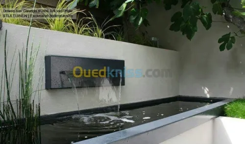 Amenagement fontaine,cascade,Lam d'eau