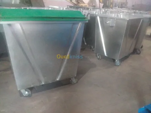 Fabrication des poubelles métalliques