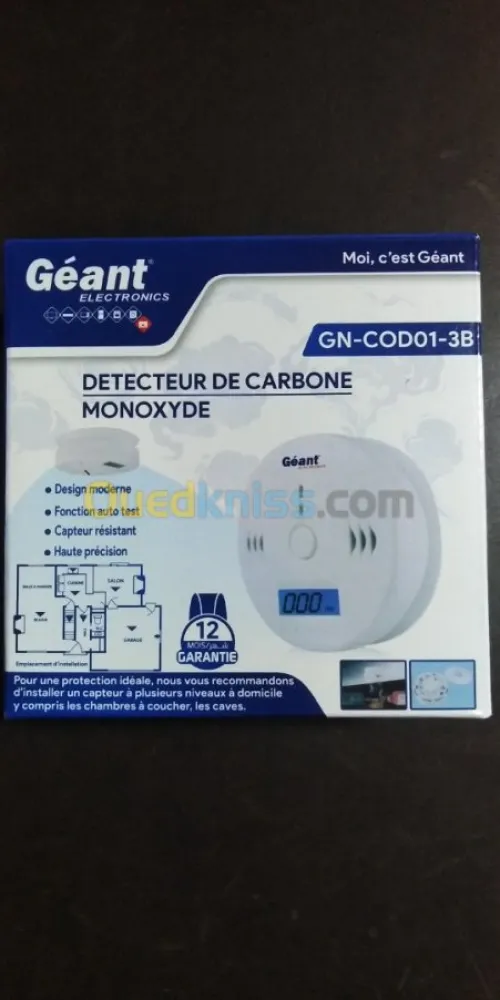 DETECTEUR DE MONOXYDE CARBONE
