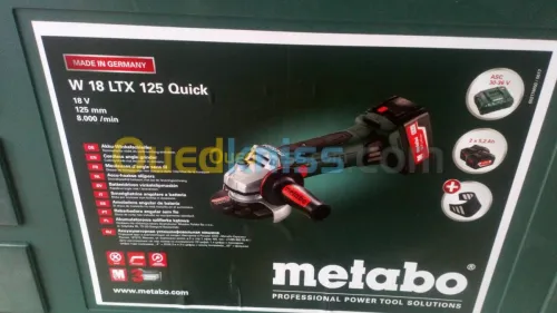 Meuleuse d'angle  18V LTX. Sans Fil 