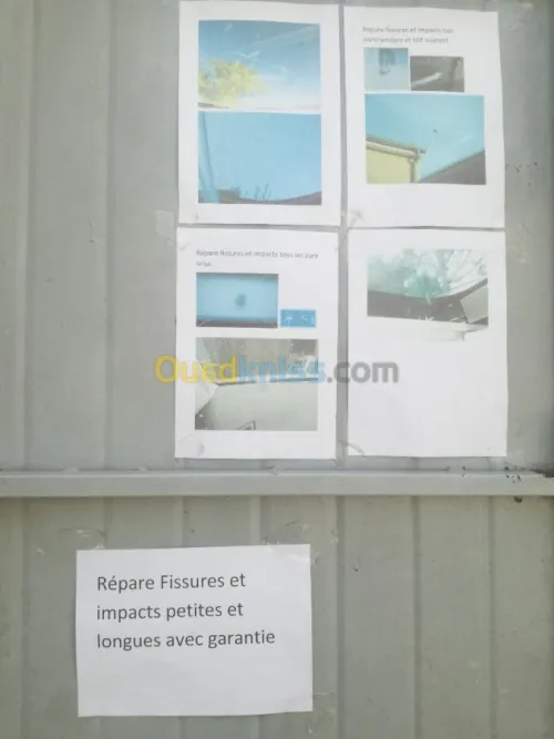 Réparation pare Brise  spécialiste