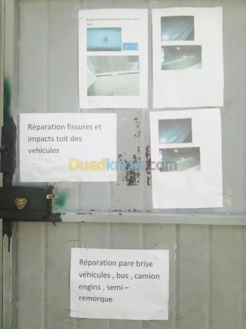 Réparation pare Brise  spécialiste