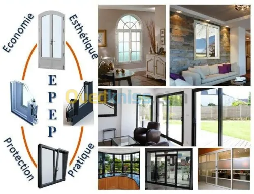menuiserie aluminium faux plafond PVC