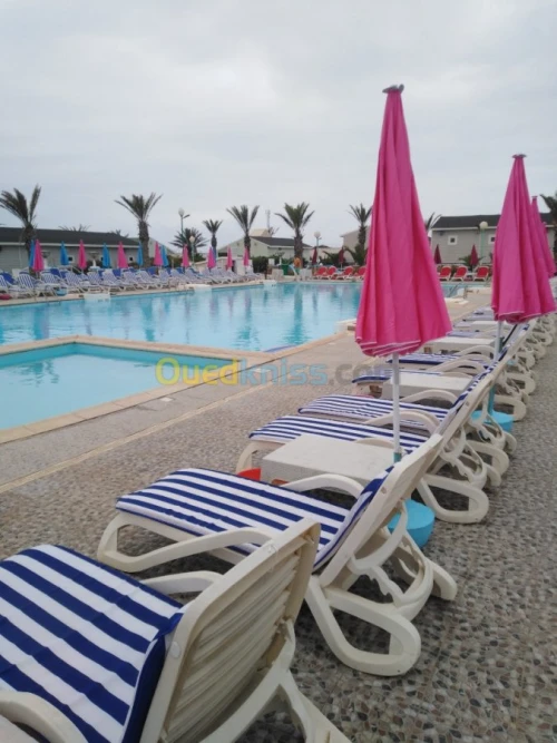 parasol et transat
