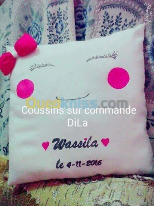 Coussins sur commande 