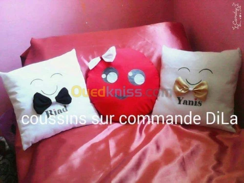 Coussins sur commande 