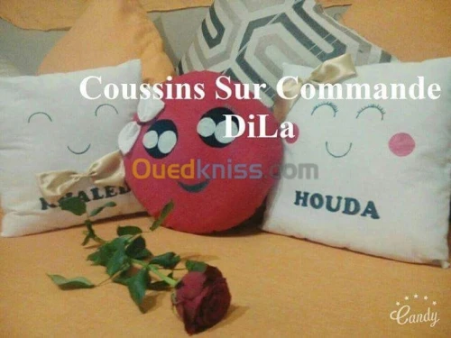 Coussins sur commande 