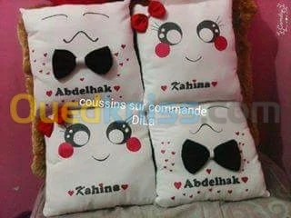 Coussins sur commande 