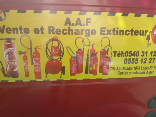 Vente et recharge tous types d'extinct