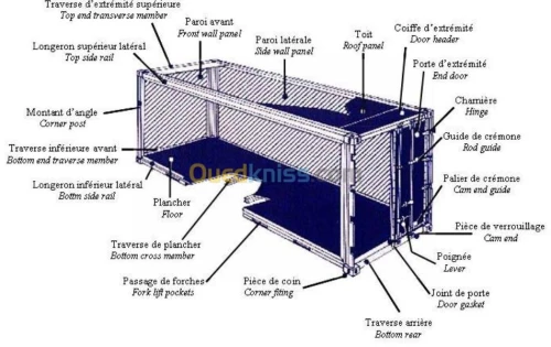 Assemblage container frigorifique CKD