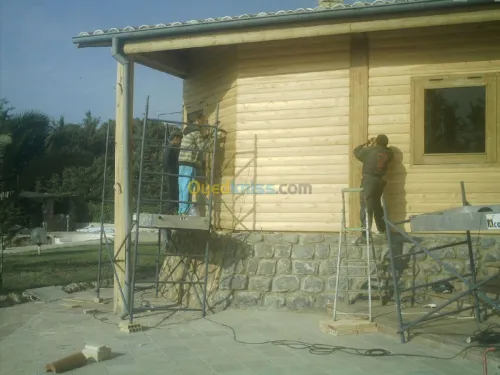 fabrication de chalets en bois