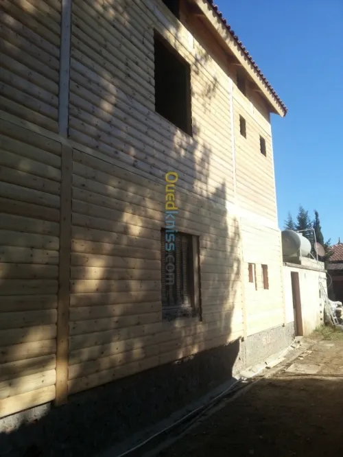 fabrication de chalets en bois
