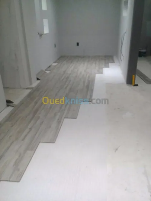 pose de faux parquet