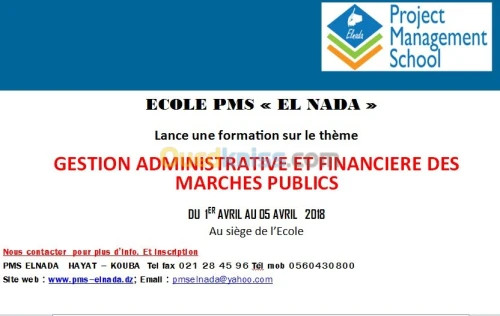 Ecole de formationMsprojet management 