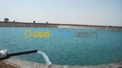 Bassains en geomambrane pehd احواض مائ