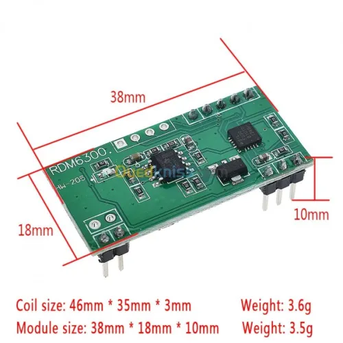 Module arduino RFID RC522 MFRC-522 RDM6300  