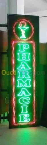 CADUCEE , Plaque Pharmacie LED ,